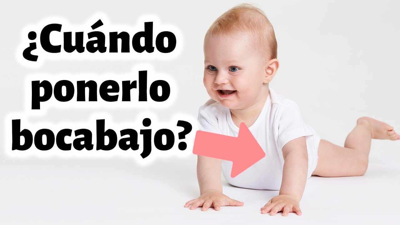 BENEFICIOS de poner al BEBE boca abajo - ¿qué es el tummy time?