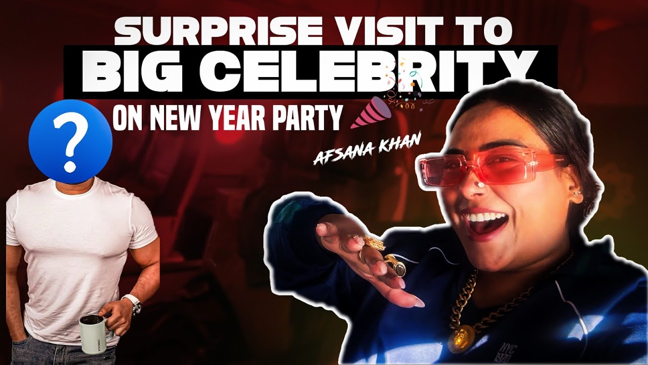 Surprise Visit To Celebrity On New Year Party | Afsaajz Vlogs