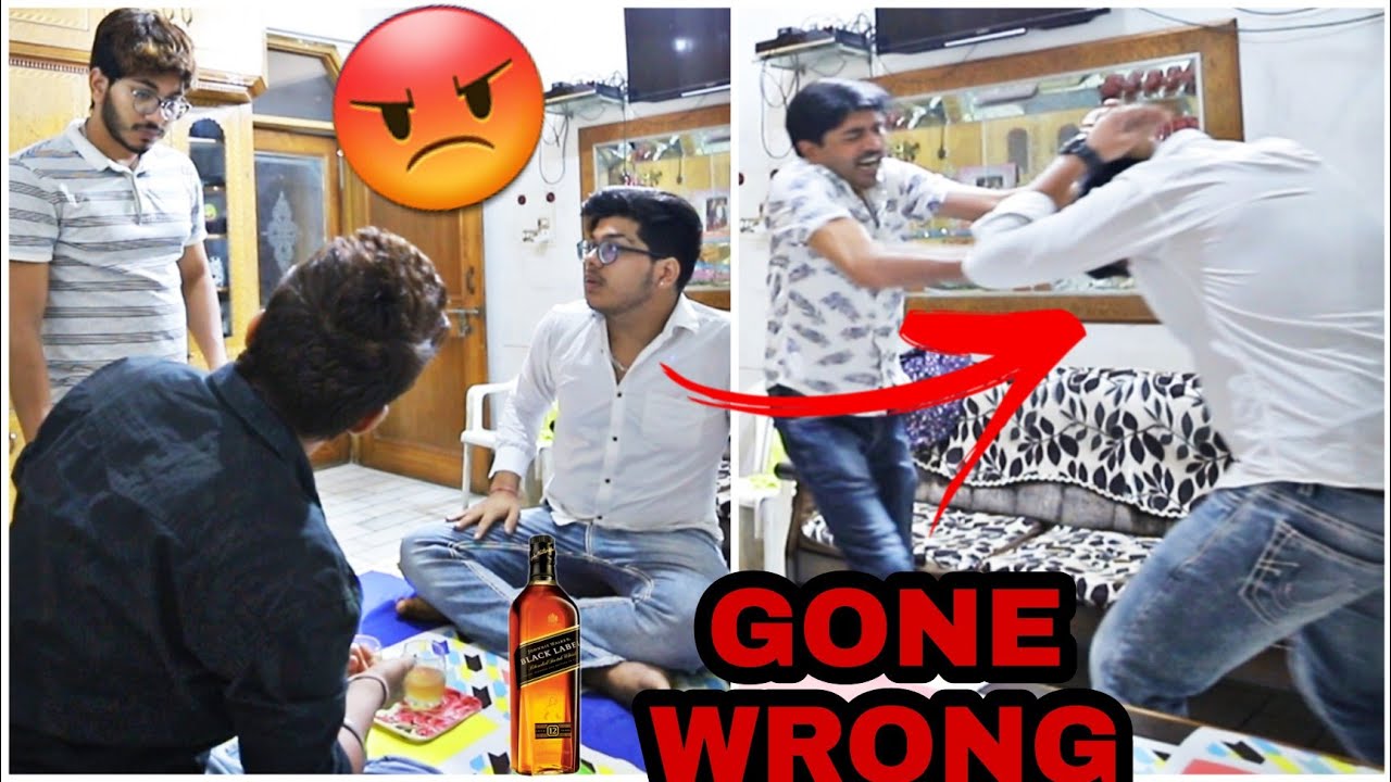 Papa saw me drinking Daaru 🍾😡 || Prank On Parents😱 || Gone Wrong❌ || Prank In India