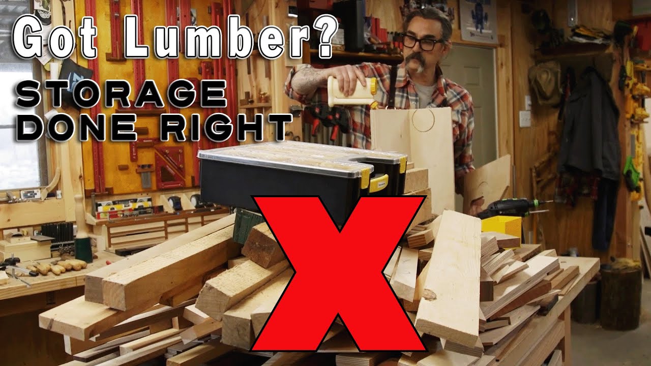 Lumber Storage Rack & Rolling Cart | Woodcraft 101