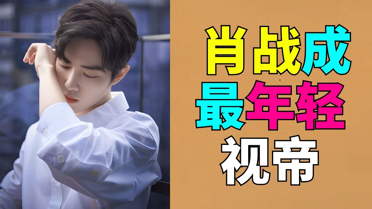 肖战成最年轻视帝 # 肖战  # 偶像 # 明星 # 演艺圈