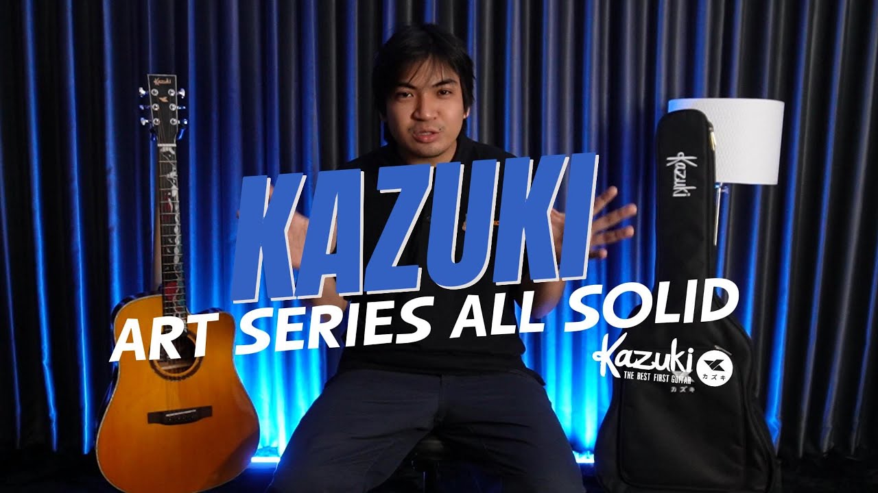 kazuki art series all solid กีต้าร์ไม้แท้ทั้งตัว มาละจ้า งานนี้มีเฮ สำหรับคนชอบไม้แท้  l perfectband