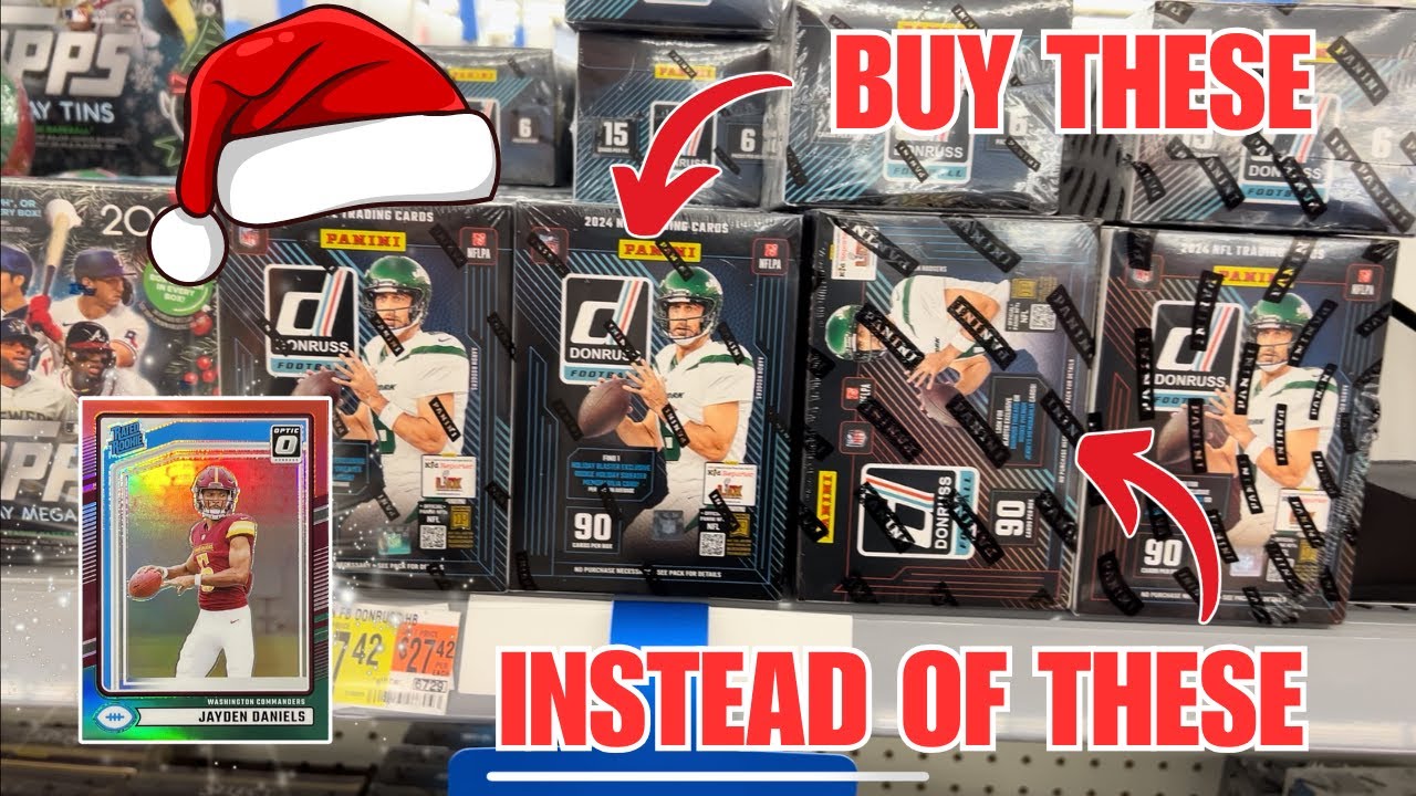 ПОСМОТРИТЕ, ПРЕЖДЕ ЧЕМ ПОКУПАТЬ DONRUSS В РОЗНИЧНОЙ ТОРГОВЛЕ! Обзор Donruss Holiday Blaster 2024 ...