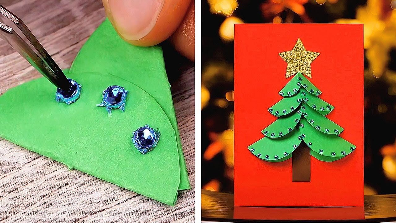 Amazing Holiday Cards You Can Make With Your Hands || Easy Paper Crafts by 5-Minute DECOR!