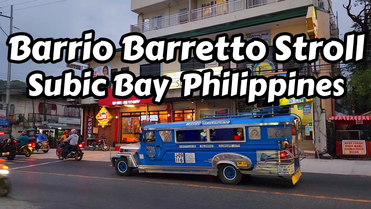 Barrio Barretto, Subic Bay Philippines Evening Walk