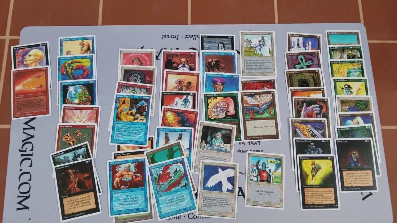 Безумная коллекция Summer Magic на аукционе eBay прямо сейчас = $50 000++ Редкие карты MTG с брак...