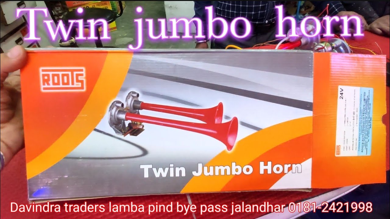Twin jumbo horn Roots