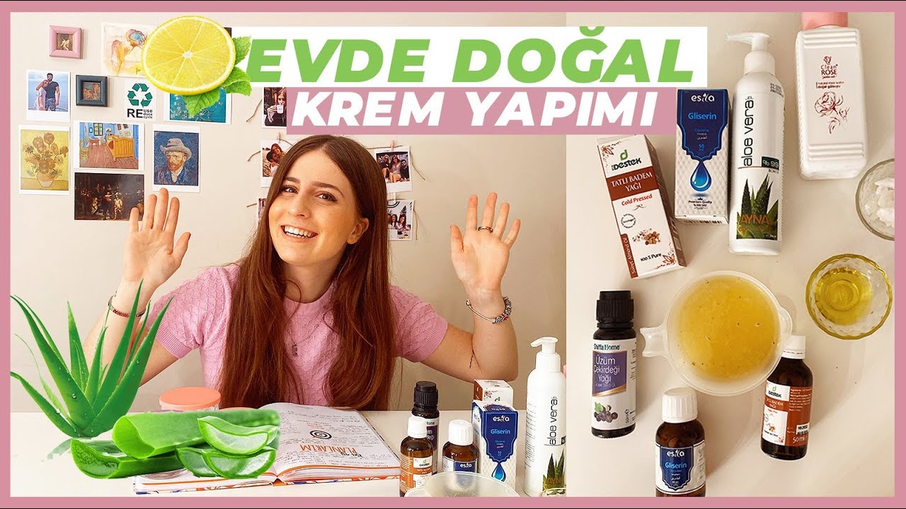EVDE YAPABİLECEĞİNİZ 3 DOĞAL KREM!!