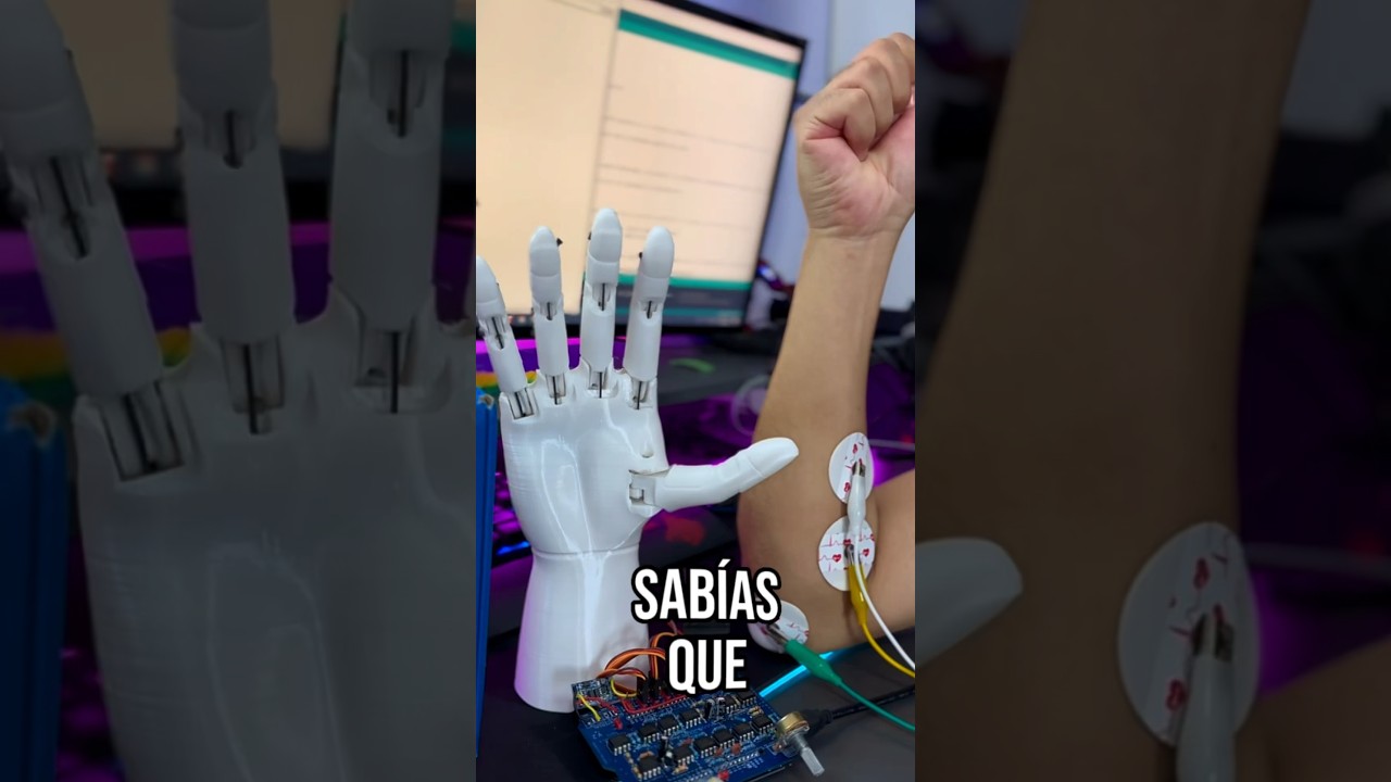 Nueva Pr&oacute;tesis Bionica Educativa #roboticaeducativa #protesisbionica