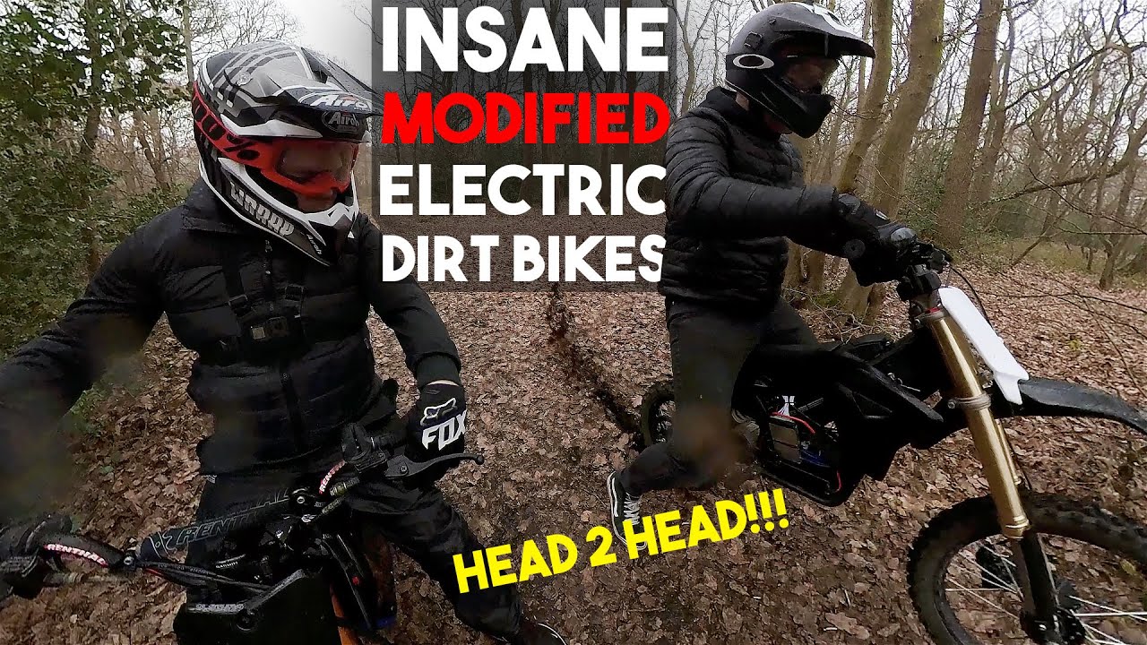 WE BUILT TWO INSANE ELECTRIC DIRT BIKES AND PUT THEM HEAD TO HEAD!!!