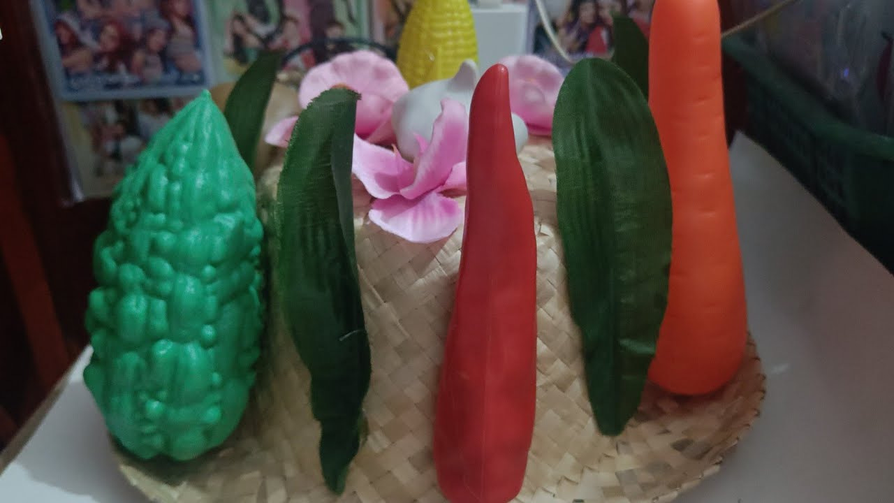 Headdress For Nutrition Month|How To Make Plastic Vegetables Hat