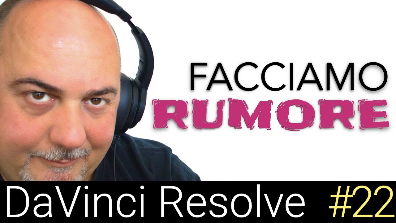 Generare rumore audio in DaVinci Resolve