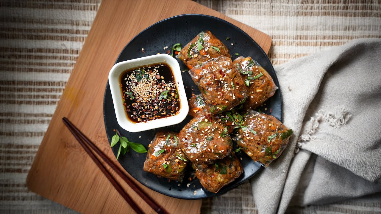 Моё новое увлечение &mdash; пельмени в рисовой бумаге 🥢
