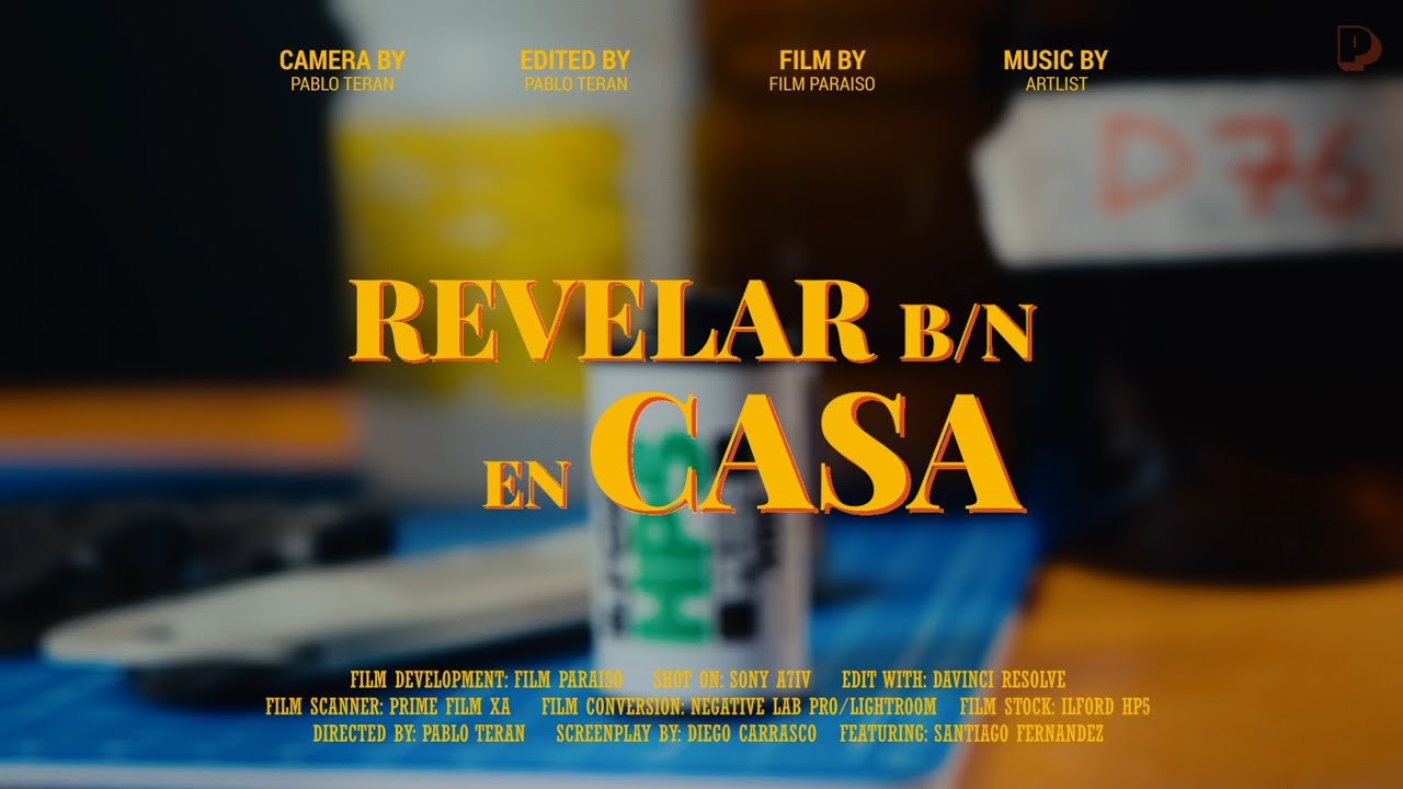 Como Revelar tu Rollo de Película Blanco y Negro en Casa | Tutorial de Revelar BYN