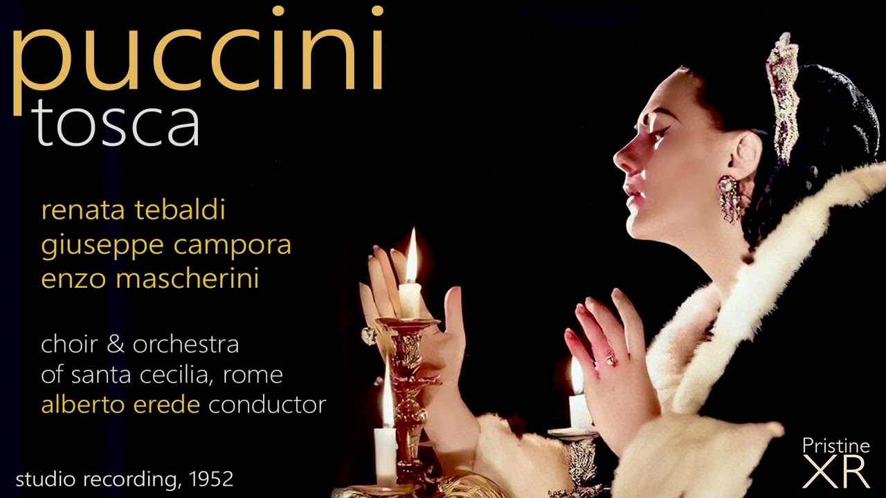 RENATA TEBALDI in Puccini's 'Tosca' (1952) - Pristine PACO192