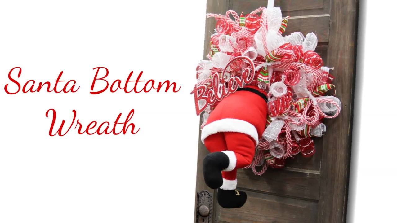 Santa Bottom Wreath Enhancement