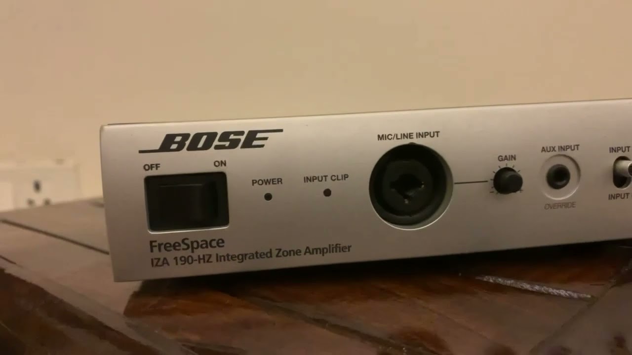 Bose Professional Freespace DS16F In Ceiling Speaker  FreeSpace IZA 190-HZ integrated zone amplifier