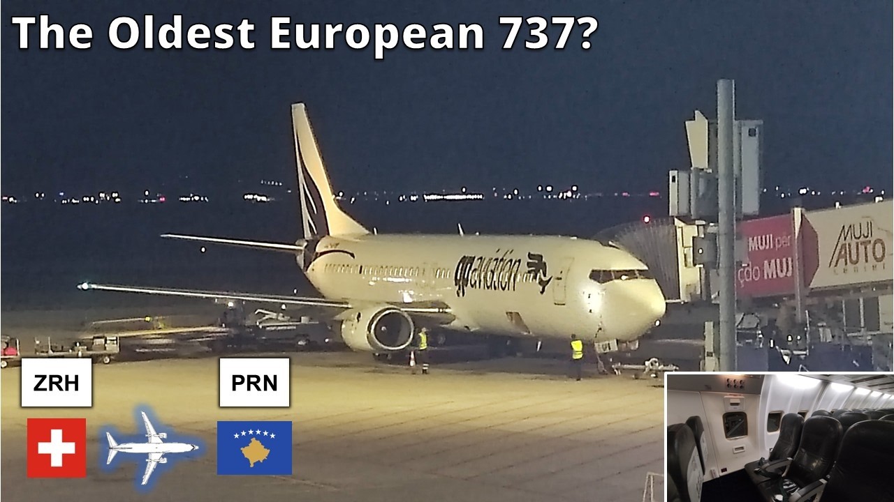 Flying on the OLDEST 737 in Scheduled Passenger Service within Europe