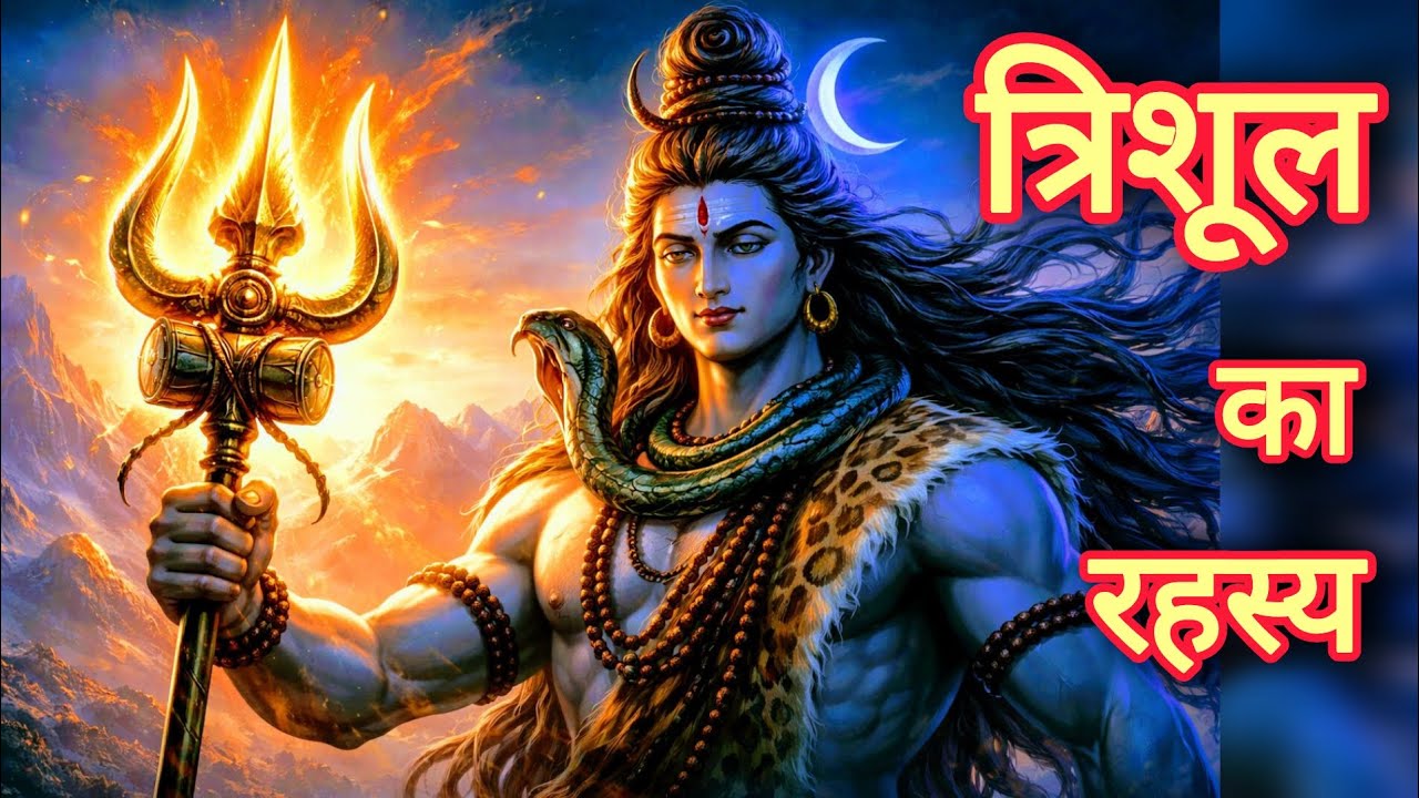 भगवान शिव के त्रिशूल का रहस्य | त्रिशूल कैसे अहंकार का नाश करता है और मोक्ष का मार्ग दिखाता है | 
