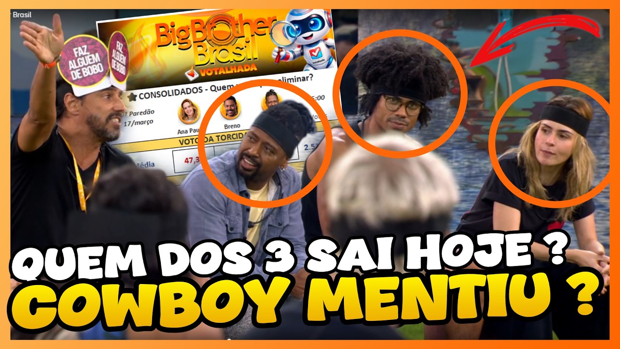 BBB26: ESSA NOITE FOI COMPLICADA. SINCERÃO DEIXOU MARCAS NOS BROTHERS E QUEM SAI HOJE ?