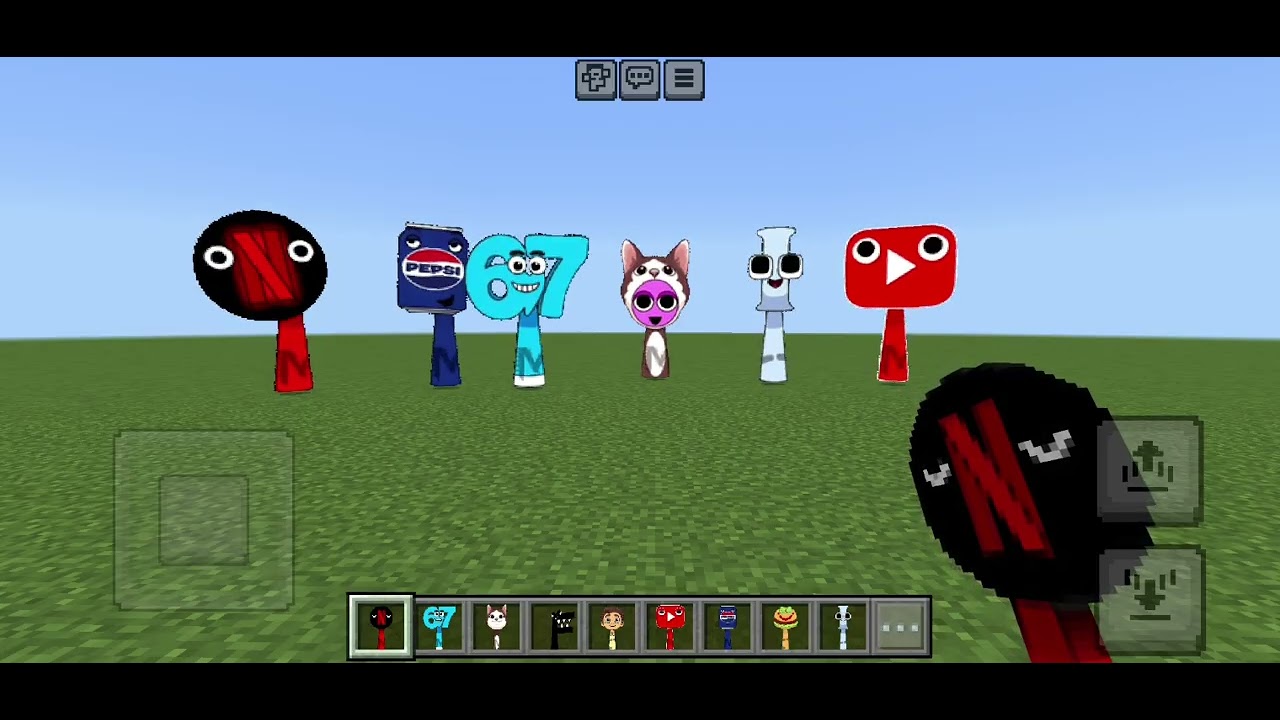Sprunki​ OC​ Minion​ in Minecraft​ PE​ #minecraft #funny 