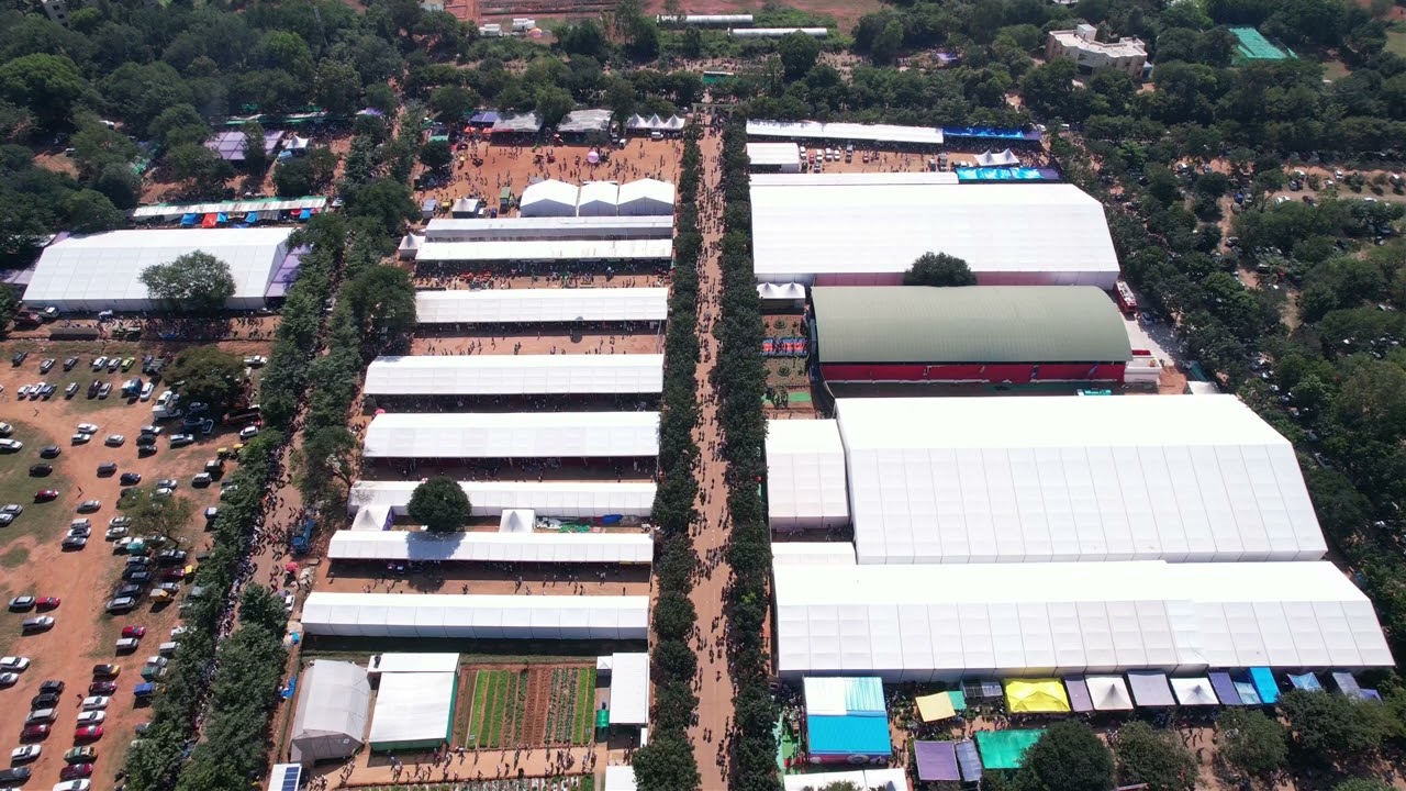 krishimela 2023 drone video coverage