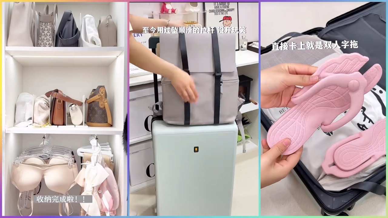 Pack With Me 🎀| Travel Bag Packing Ideas | Luxurious Closet Organization With ASMR ✨