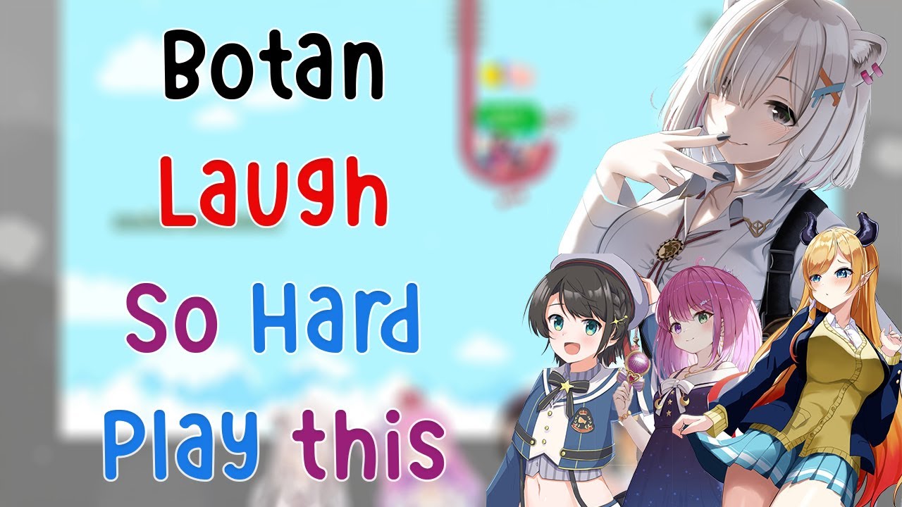 Botan Laugh Really Hard Playing This Game With Subaru, Luna, Choco Sensei!!