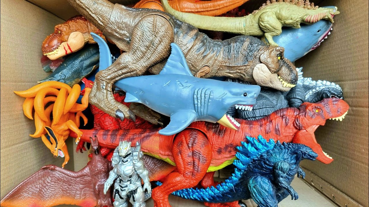 Hunting Jurassic World Toy Dinosaur Collection ASMR