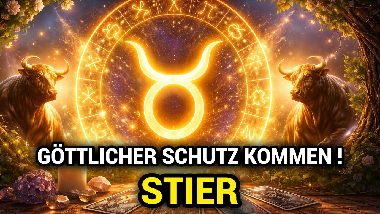 STIER♉ JEMAND BEOBACHTET DICH, WAHRE LIEBE UND G&Ouml;TTLICHER SCHUTZ KOMMEN #stier