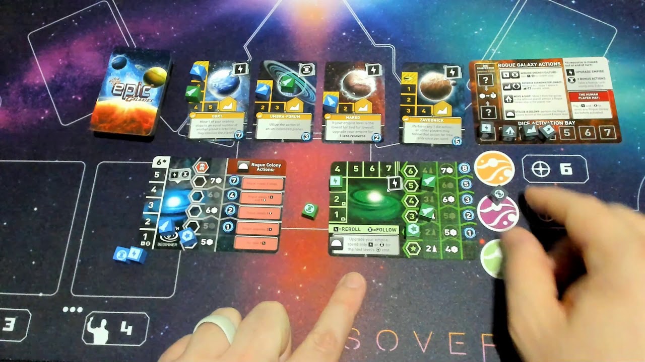 Rulebook Rundown Solo Playthrough: Ultra Tiny Epic Galaxies