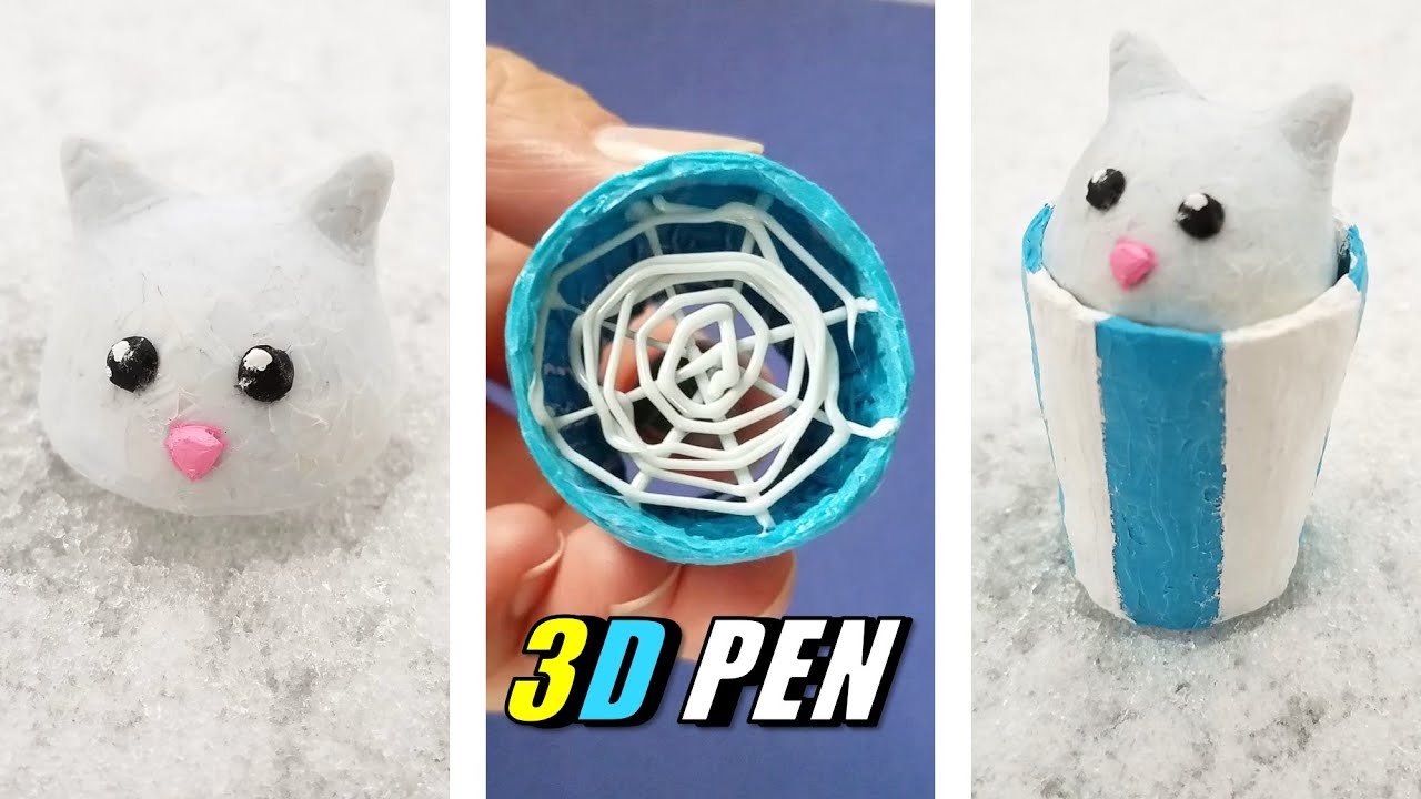 [3D Pen] How to Make a 3D Pen Cat