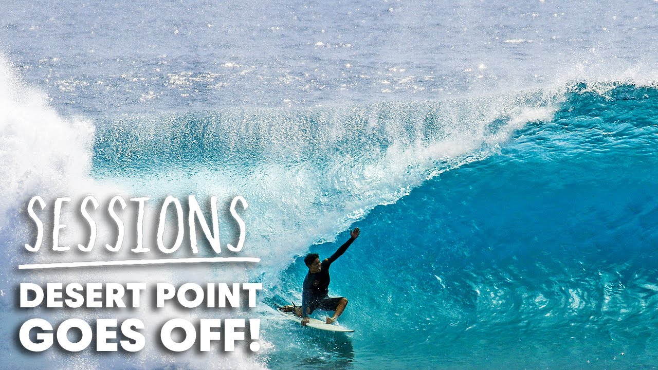 Watch Endless Barrels Spin At Indonesia's Desert Point | Sessions