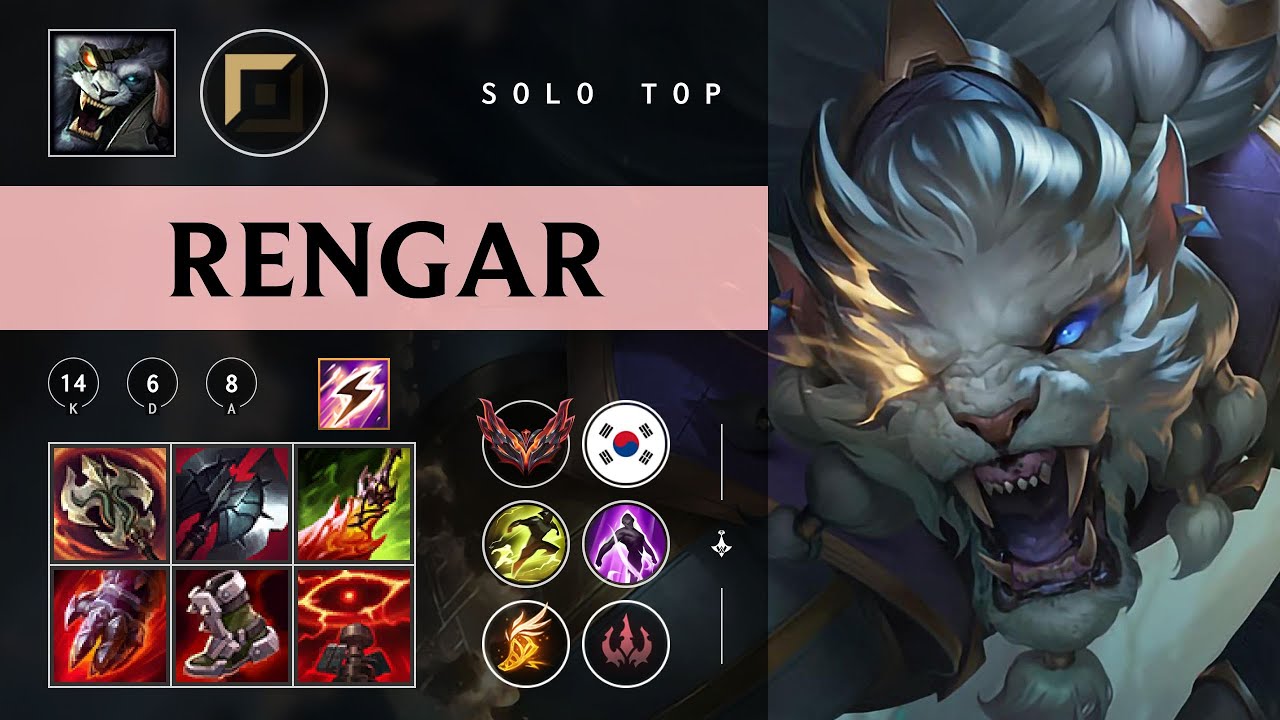 Rengar Top vs Jax - KR Grandmaster Patch 26.01