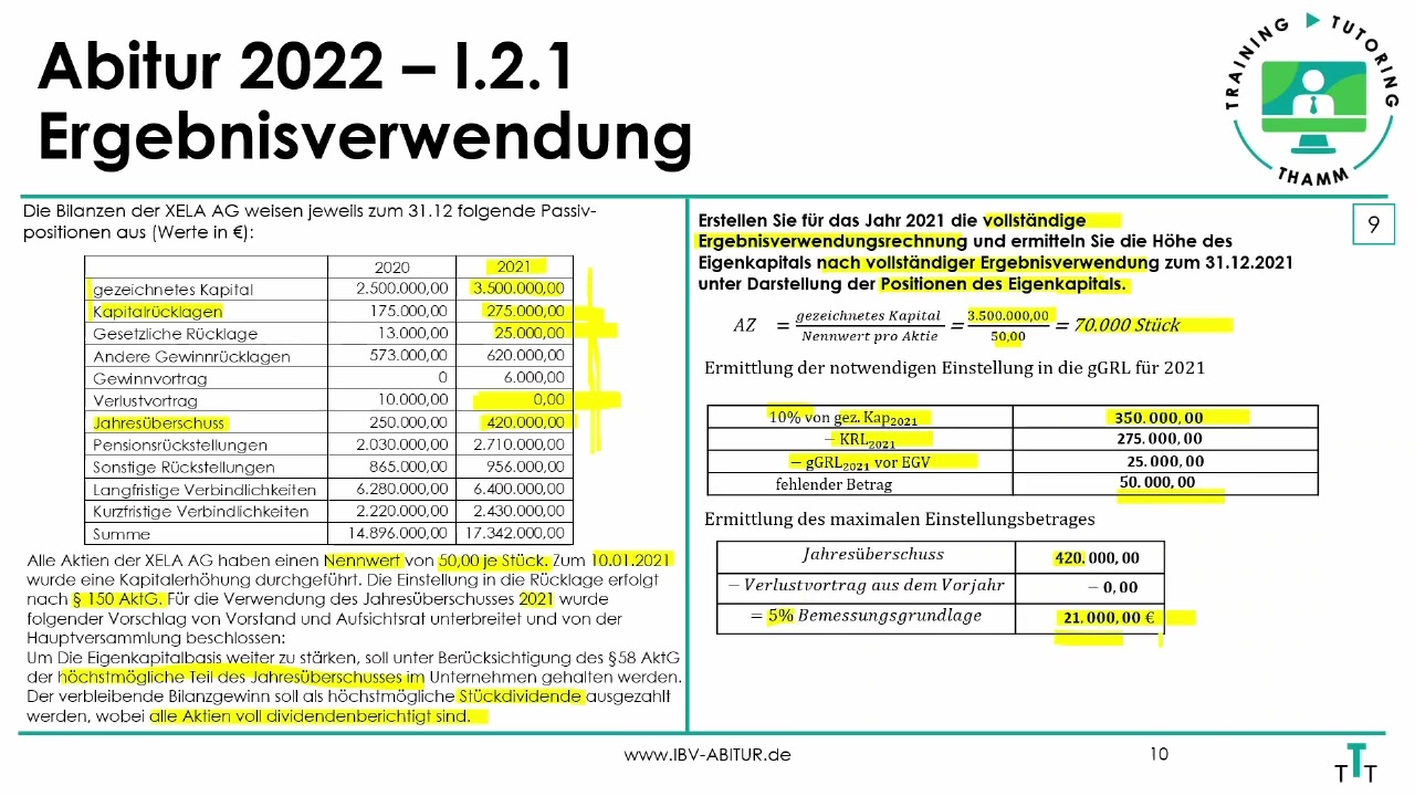 7. 2 - IBV Abitur 2022 Ergebnisverwendung (IBV & BWR FOS/ BOS Bayern)