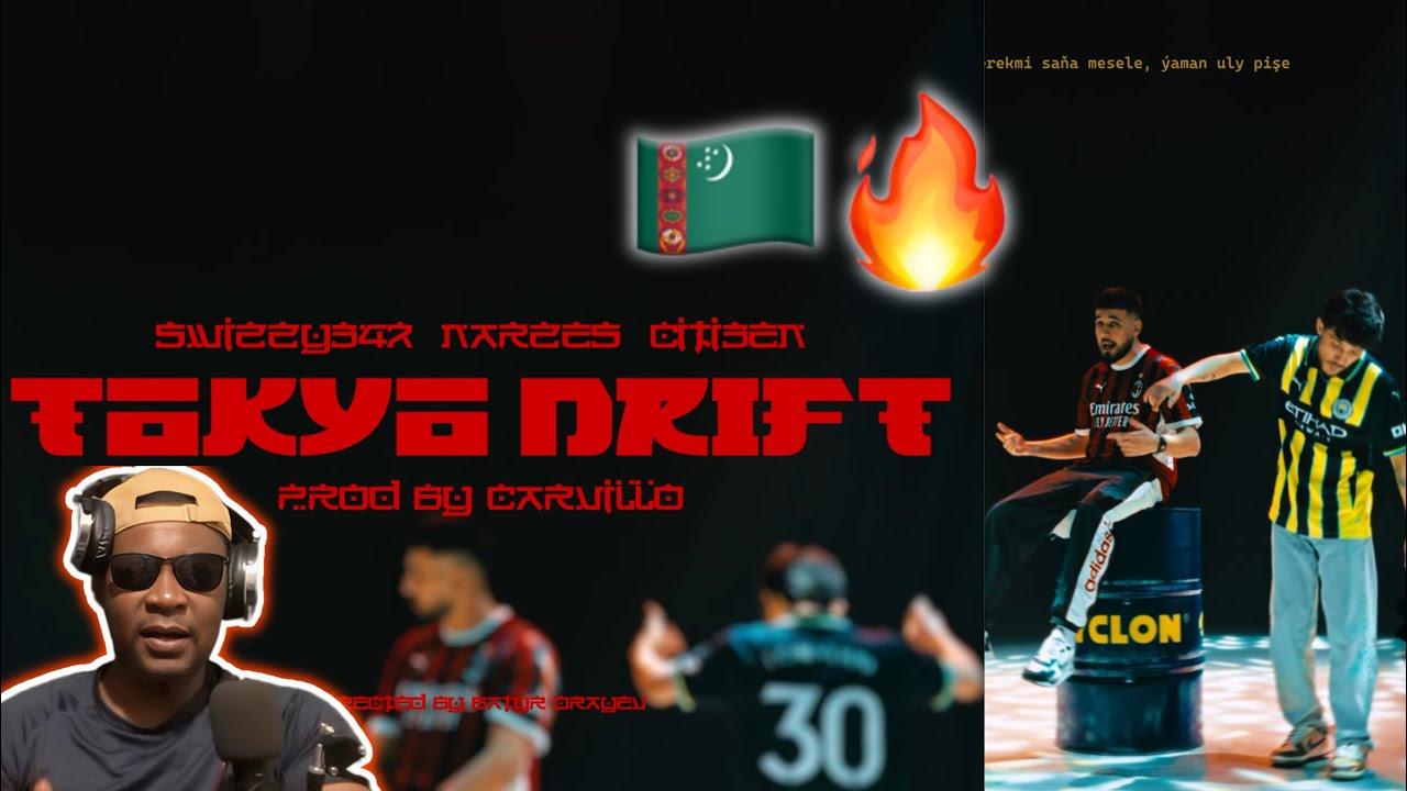 TURKMENISTAN RAP REACTION 🇹🇲| SWIZZY347 x NARZES x CITI3EN x CARVILLO - TOKYO DRIFT (MUSIC VIDEO)🔥