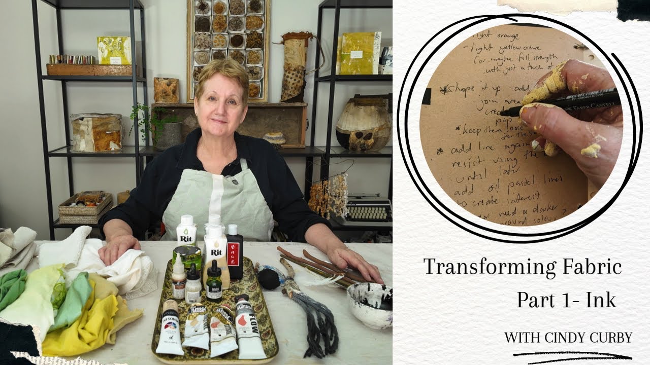 Transforming Fabric  with Ink
