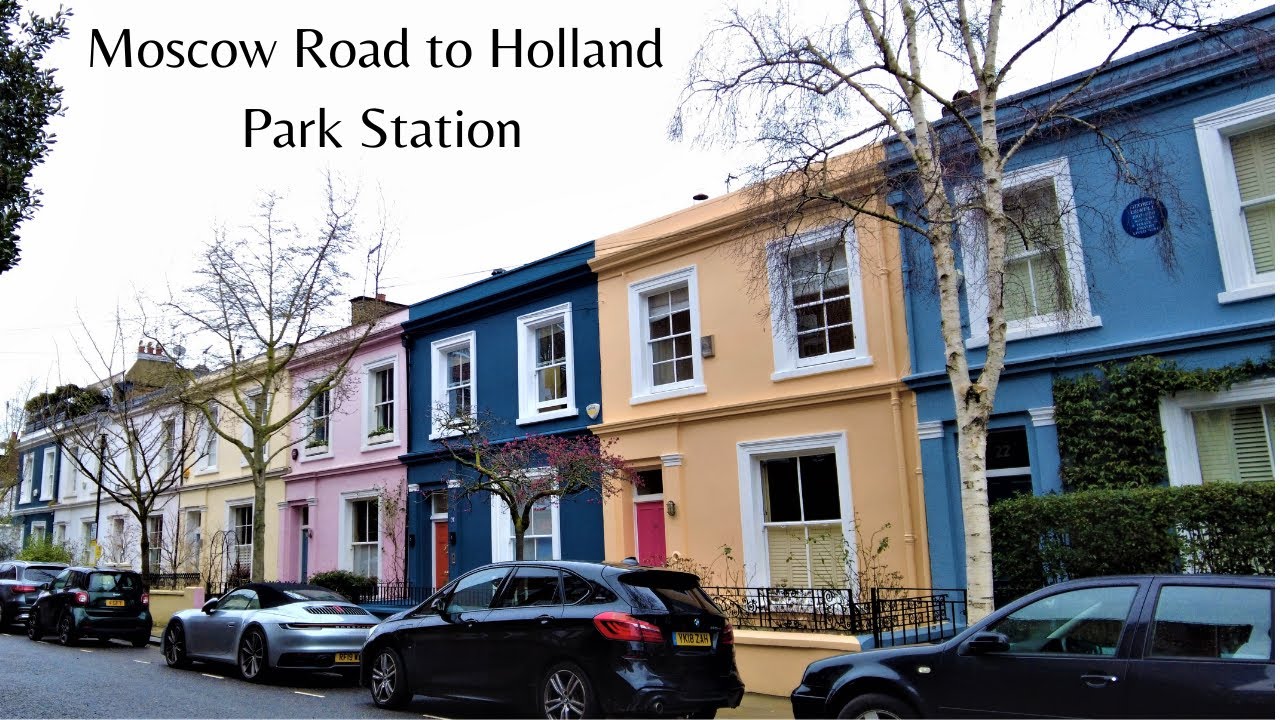 Central London Winter Walk- from Moscow Road (Bayswater) to Holland Park Station/ 16 February 2021