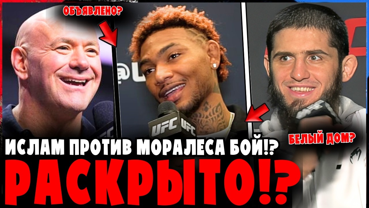 Ислам Махачев vs Майкл Моралес — БОЙ? Дана Уайт НАКОНЕЦ ВЫСКАЗАЛСЯ!
