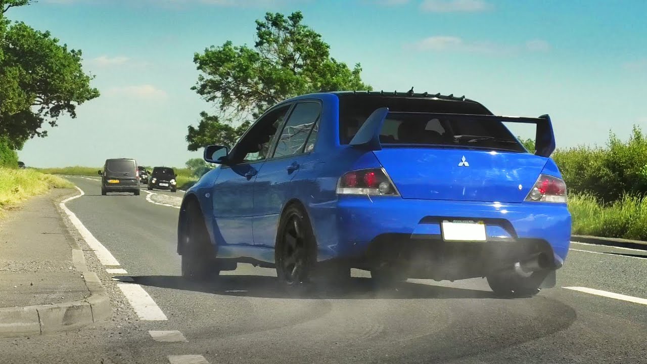 Japanese Cars Leaving A Car Show - AWD SENDS!