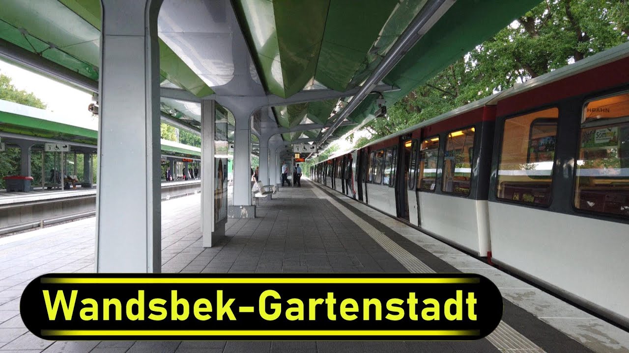 U-Bahn Station Wandsbek-Gartenstadt - Hamburg 🇩🇪 - Walkthrough 🚶