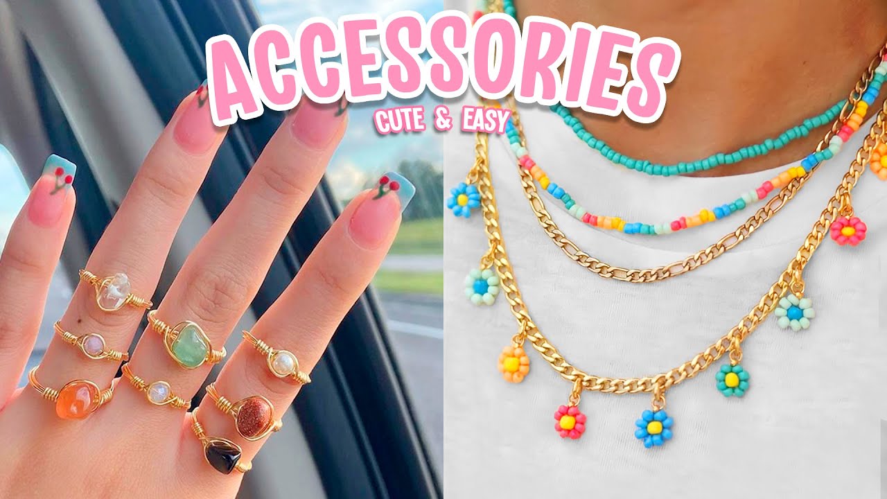 DIY How To Make Cute Accessories! 8 Easy & Aesthetic Ideas To Make At Home