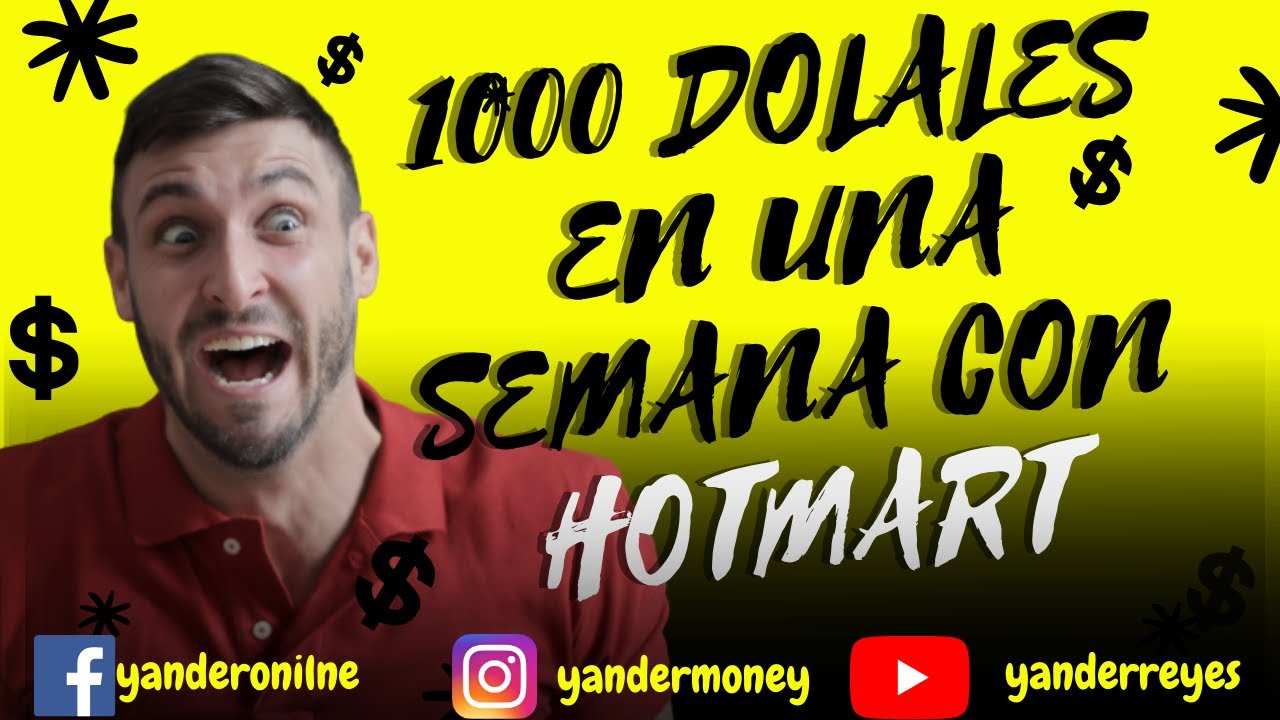 COMO GANAR 1000 DOLARES EN UNA SEMANA  #hotmart #dineroonline #marketing