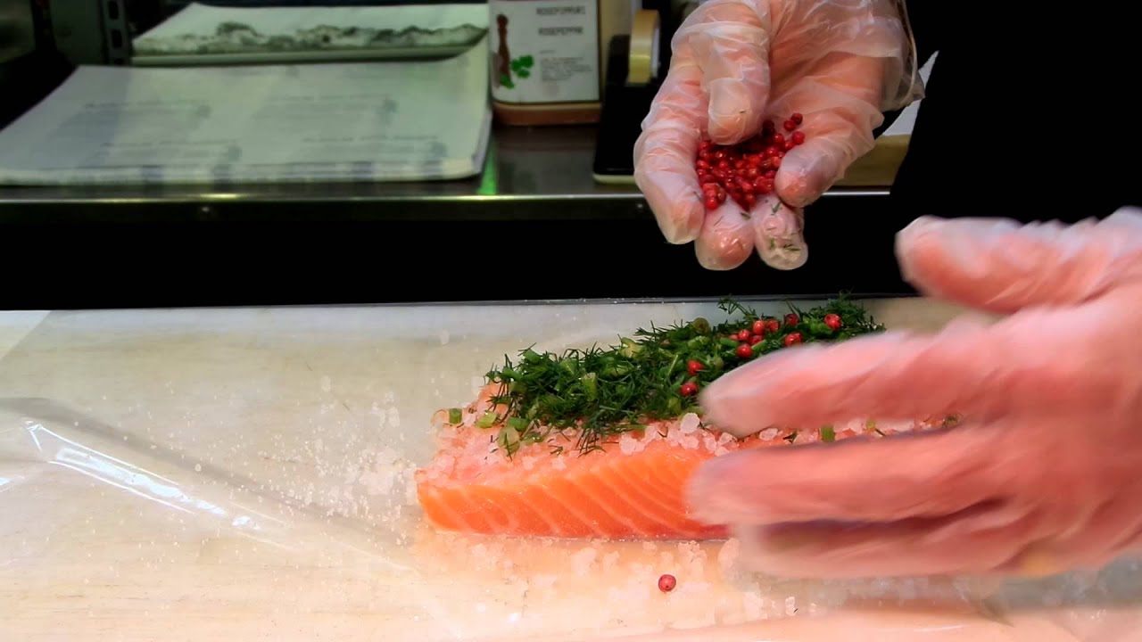Cómo hacer gravlax de salmón - receta finlandesa