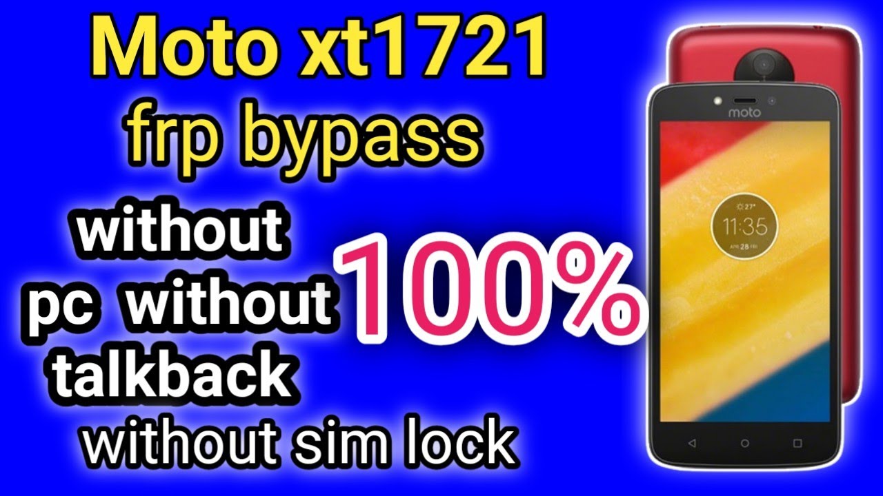 Motorola Moto xt1721 frp bypass without pc | letest trick 2021 - 2022