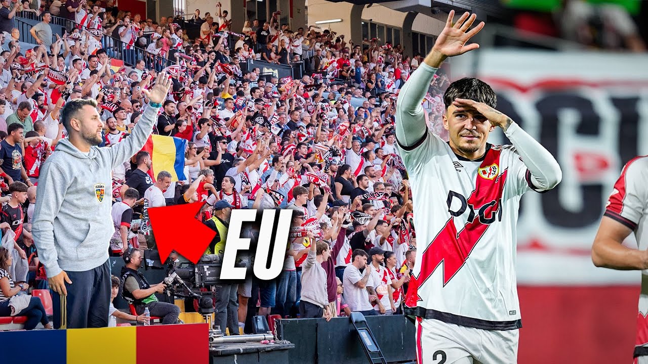 L-AM SURPRINS PE ANDREI RAȚIU CU GALERIA ROMÂNIEI LA RAYO VALLECANO!!