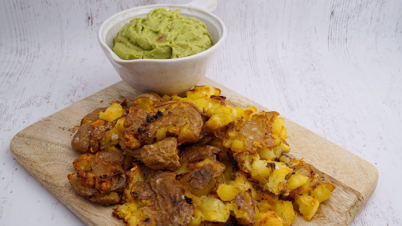 Quetscherdäpfel mit Guacamole