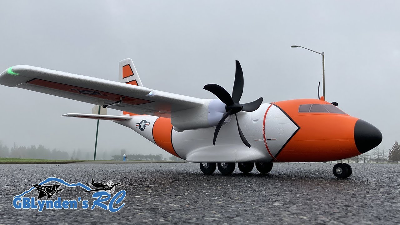 Foggy & Wet Maiden Flight Review With The E-flite EC-1500 Twin 1.5m BNF Basic Cargo Plane