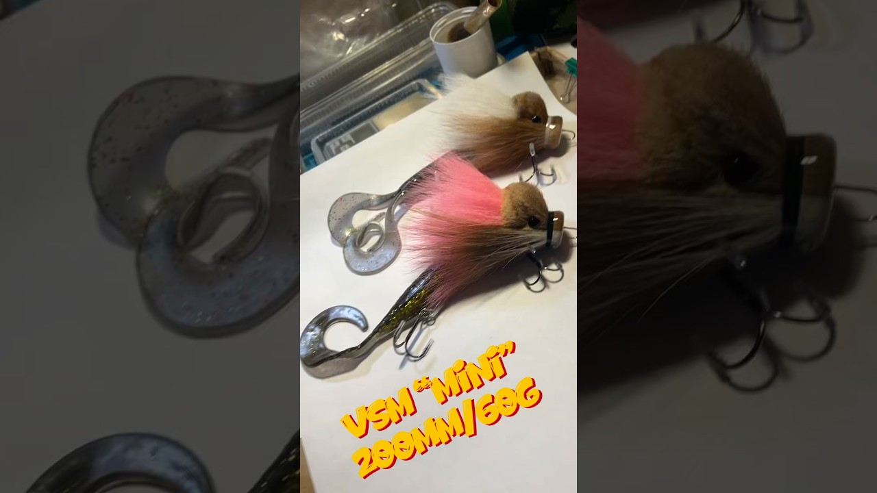 VSM &ldquo;Mini&rdquo;-Крепкий Орешек в линейке Бактейлов!☝️🐭🎣 #fishing #handmadelure #bucktail