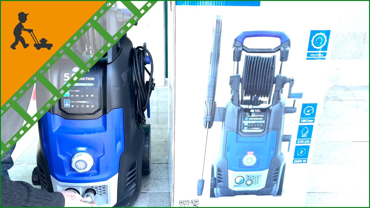 Annovi & Reverberi Blue Clean 5 Series 5.9 Pressure Washer, 180 bar max. - Customer's video